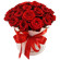 красные розы в шляпной коробке. Узбекистан