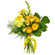 Желтый букет из роз и хризантем. Узбекистан